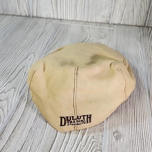 Duluth Trading Co. Cotton Newsboy Tan Cap Hat Medium - Picture 10 of 10